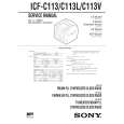 SONY ICFC113L Manual de Servicio