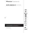 PIONEER DVR-550HX-S/WYXK5 Manual de Usuario