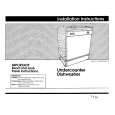 WHIRLPOOL WU5755B0 Manual de Instalación