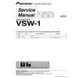 PIONEER VSW1 Manual de Servicio