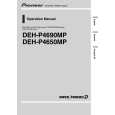 PIONEER DEH-P4650MP/XM/ES Manual de Usuario
