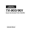 ONKYO TX-903 Instrukcja Obsługi
