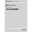 PIONEER DVH-P5900MP/XN/EW5 Manual de Usuario