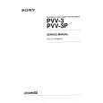 SONY PVV-3 VOLUME 2 Instrukcja Serwisowa