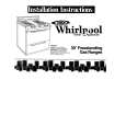 WHIRLPOOL SF3007SRW2 Manual de Instalación