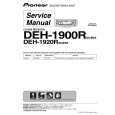 PIONEER DEH-1900R/XS/EW5 Manual de Servicio