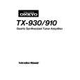 ONKYO TX-930 Manual de Usuario