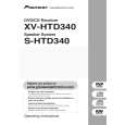 PIONEER XV-HTD340/KUXJ/CA Manual de Usuario