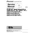PIONEER GEX-P5700TV/UC Instrukcja Serwisowa
