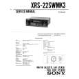 SONY XRS-22SWMK3 Manual de Servicio