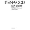 KENWOOD KNA-DV2600 Manual de Usuario