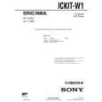 SONY ICKIT-W1 Catálogo de piezas