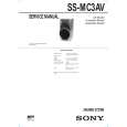 SONY SSMC3AV Manual de Servicio
