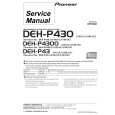 PIONEER DEH-P4300-3 Manual de Servicio