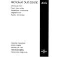 AEG MCDUO230-W/EURO Instrukcja Obsługi