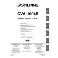 ALPINE CVA1004R Manual de Usuario