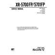 SONY XR5701FP Manual de Servicio