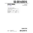 SONY SSDS15 Manual de Servicio