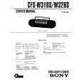 SONY CFS-W328S Instrukcja Serwisowa