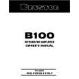 BRYSTON B100 Manual de Usuario