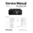 PANASONIC RF-4900LBS Manual de Servicio