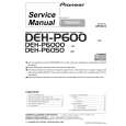 PIONEER DEH-P600/UC Manual de Servicio