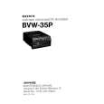 SONY BVW-35P VOLUME 2 Manual de Servicio