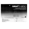 YAMAHA P-850 Manual de Usuario