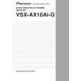 PIONEER VSX-AX10AI-G/SF Instrukcja Obsługi