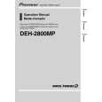 PIONEER DEH-2800MP/XN/UC Manual de Usuario