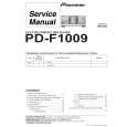 PIONEER PD-F27/KU/CA Instrukcja Serwisowa