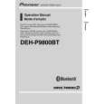 PIONEER DEH-P9800BT/XN/UC Manual de Usuario