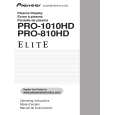 PIONEER PRO-810HD/KUCXC Manual de Usuario