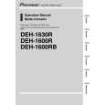 PIONEER DEH-1600RB Manual de Usuario
