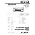 SONY MEX5DI Instrukcja Serwisowa