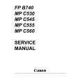 CANON MP C555 Manual de Servicio