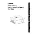 TOSHIBA TDP-T350 Manual de Usuario