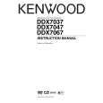 KENWOOD DDX7067 Manual de Usuario
