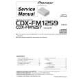 PIONEER CDX-FM1257/XN/UC Instrukcja Serwisowa