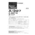 PIONEER A-117 Manual de Servicio