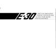 YAMAHA E-30 Manual de Usuario