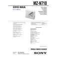 SONY MZN710 Instrukcja Serwisowa