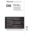 PIONEER PD-D6-J Manual de Usuario