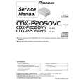 PIONEER CDX-P2050VNEW Manual de Servicio