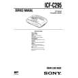 SONY ICFC295 Manual de Servicio
