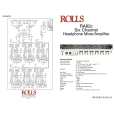 ROLLS RA62C Manual de Usuario