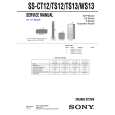 SONY SSTS12 Manual de Servicio