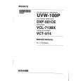 SONY UVW-100 VOLUME 2 Manual de Servicio