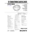 SONY DE999 Instrukcja Serwisowa