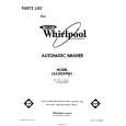 WHIRLPOOL LA5300XPW5 Catálogo de piezas